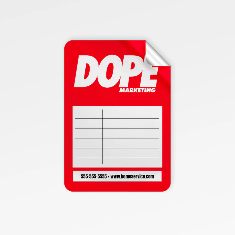 Indoor Stickers (4 x 6)